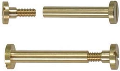 25PZ VITI A CANNOCCHIALE IN OTTONE - ? mm.6x30h. - testa ? mm.12 - vite ?.mm.5x11 MA - Honorern