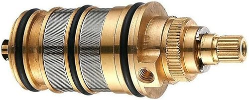 Sostituzione in ottone per controllo della temperatura della doccia, cartuccia termostatica, kit di riparazione della barra della valvola del miscelatore della doccia, miscelatore della valvola - Honorern