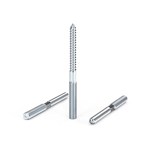 Vite a Doppio Filetto M8x100, Viti Prigioniere, Filettatura Doppia M8, in Acciaio Inox, Vite Per Legno, Viti Filettate, Tasselli - Honorern