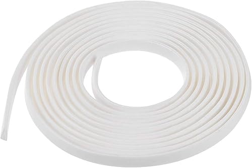 TA-VIGOR Guarnizione a U bianca, guarnizione in gomma per bordi a U, guarnizione in gomma, a forma di U, per protezione dei bordi, adatta per bordi da 0,1 a 1,5 mm di lunghezza - Honorern