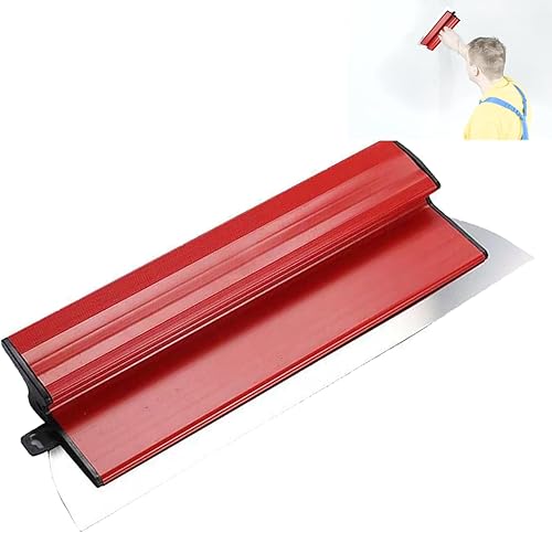 Spatola per Stucco, 25CM Spatole Spatola per Stucco Spatola in Acciaio Inox Raschietto per Llevigatura e Finitura del Rivestimento in Cemento con Design della Maniglia a Forma di Z - Honorern