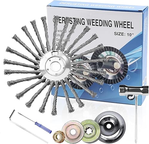 Spazzola per decespugliatore, aggiornamento, spazzola in acciaio ispessita, spazzola professionale per diserbanti, spazzola per decespugliatore, spazzola conica per decespugliatore - Honorern