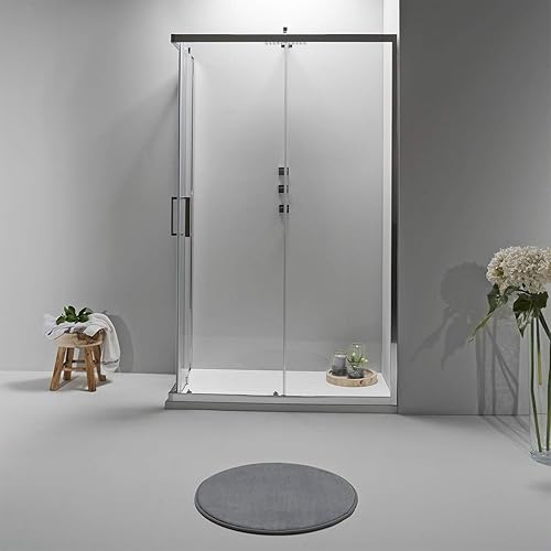 Cabina Box Doccia Elite Angolare 80x100 cm Scorrevole Trasparente Cristallo 6 mm Temperato - Honorern