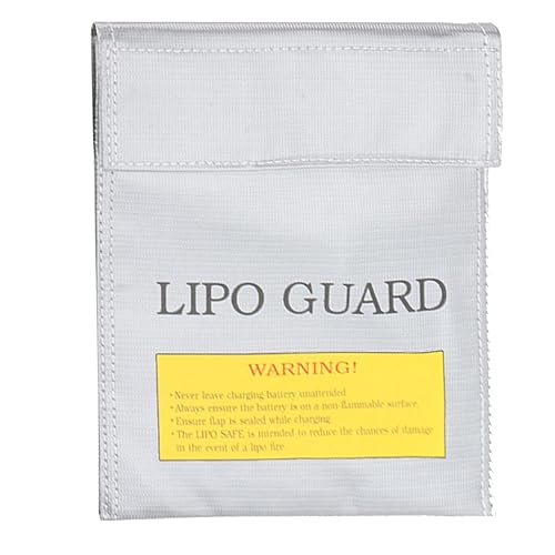 2 pz Borsa a Prova di Fuoco di Protezione, Borsa di Sicurezza per Batteria al Litio, Borsa di Sicurezza Antideflagrante, 18*23 cm, Proteggi Gli Oggetti di Valore, Ricarica e Trasporto Sicuri - Honorern