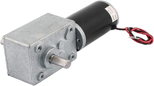 DC 24V 15RPM 8mmx15mm Dual D-Shape Shaft Electric Power Turbo Motoriduttore a vite(DC 24 ν 15 RPM 8mm x 15mm Dual D-Form Welle Electric Power Turbo Worm Getriebemotor - Honorern