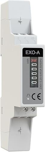 Plikc - Contatore di energia elettrica monofase a 6 cifre - analogico - modulare EXO-A - Honorern