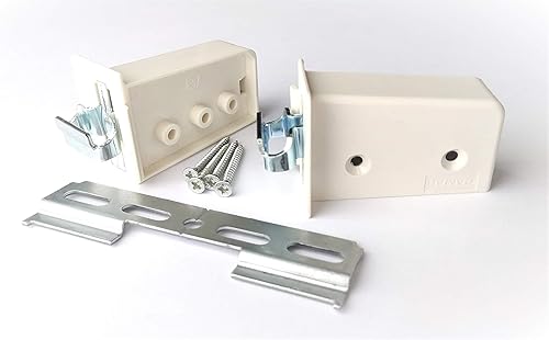 Reggipensile CAMAR. Kit Supporto Pensile (coppia DX e SX). Ganci Mobili Sospesi. (CAMAR 800, MARRONE) - Honorern