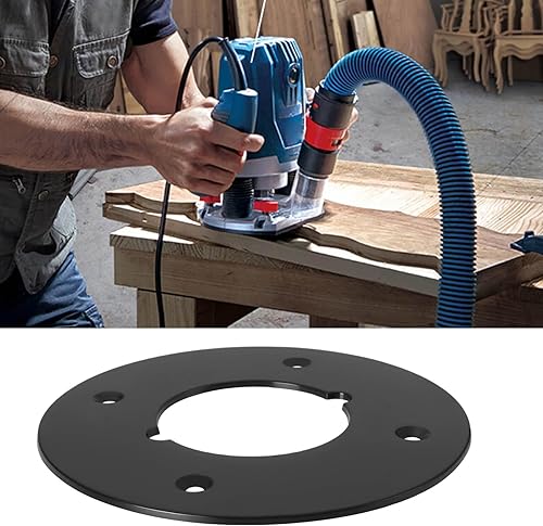 Piastra Di Base Per Router Elettrico Piastra Di Base Rotonda In Plastica Per Router Compatibile Con Makita 3612/3612C Router Elettrico 413024-1 912112-6 - Honorern
