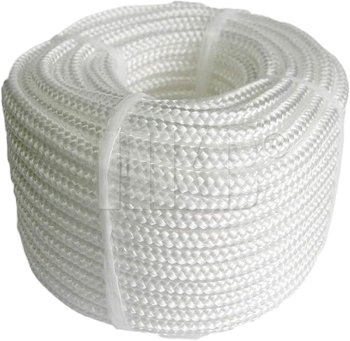 Fune in polipropilene 20 m x 6 mm, colore: Bianco - Honorern