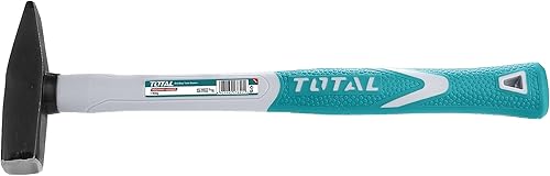Total Tools - Martello per Meccanico | 1500 g | Ideale per Lavori di Meccanica | Colpire Pezzi di Metallo o Lamiere | Testa in Acciaio al Carbonio | Manico Bimateriale - Honorern