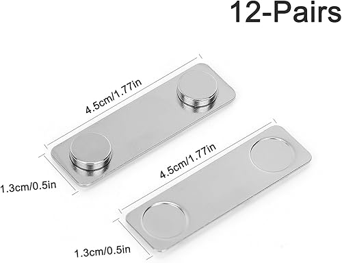 12 paia di strisce magnetiche per appendere quadri, fissaggio magnetico rimovibile e senza danni, strisce adesive per appendere cornici e decorazioni per la casa - Honorern