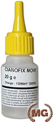 MG Lavorazione artigianale pelle e cuoio Colla cianoacrilica istantanea per plastica, gomma, vetro, metallo, Marca: Cianotek, Colore: Trasparente, Contenuto: 50 gr - Honorern