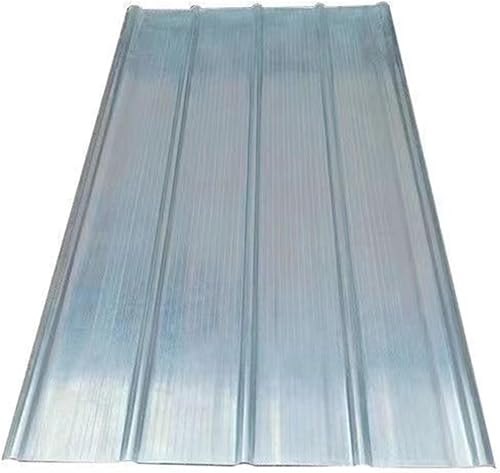 Lamiere Ondulate in FRP，Pannelli da Tetto Trasparente,Lamiere Ondulate in FRP,Antipioggia Pensilina Tettoia da 1.2mm，Copertura Tettoia Isolante,Pannelli da Tetto(Color:12pcs,Size:0.9*1.4m/35*55in) - Honorern