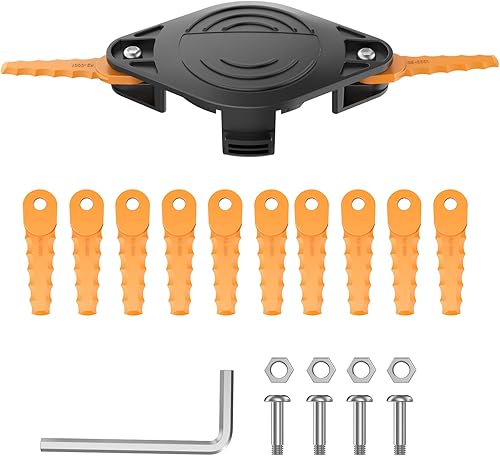 RISELION Lame per erbacce, lame di ricambio, compatibili con Black and Decker GH900/912, LST220/201/300, MTC220, MTE912, BESTA510/512 - Honorern