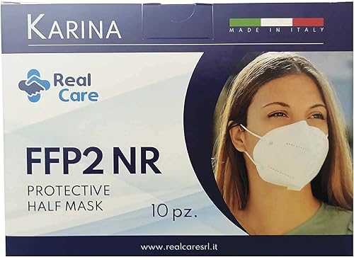 10 Mascherine FFP2 NR MADE IN ITALY Certificata CE 2008 Imbustate Singolarmente - Honorern