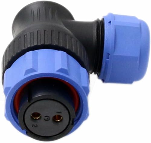 AC200MAX AC300 EP500 per presa aeronautica BLUETTI 2 poli, ingresso di corrente 15 A, impermeabile, IP68, 14 AWG connettore per cavo - Honorern