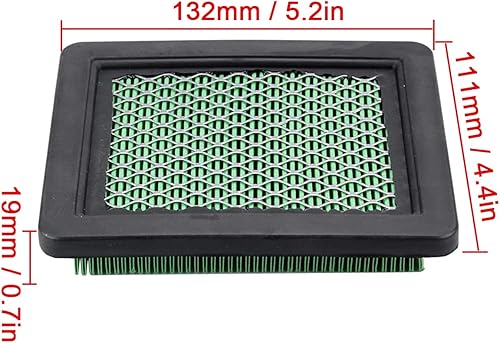 Confezione da 5 Pezzi 17211-zl8-023 Sostituzione Filtro Aria per Honda GC135 GC160 GCV135 GCV160 GX100 GXV57 GCV160LA GCV190LA Motore Tosaerba, sostituisce # 17211-ZL8-003 17211-ZL8-000 - Honorern