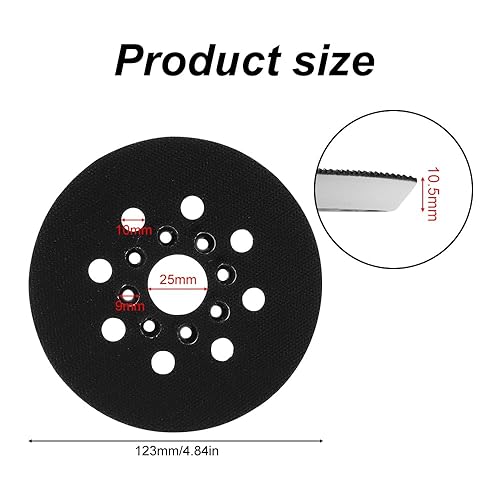 BouGPeng 2 Pezzi 125 mm Vassoio abrasivo compatibile Bosch PEX 220 A GEX 125-1 AE PEX 220 AE Accessori per Utensili Abrasivi Autoadesivo Dischi Abrasivi 8 fori Dischi Abrasivi per Levigare e Lucidar - Honorern