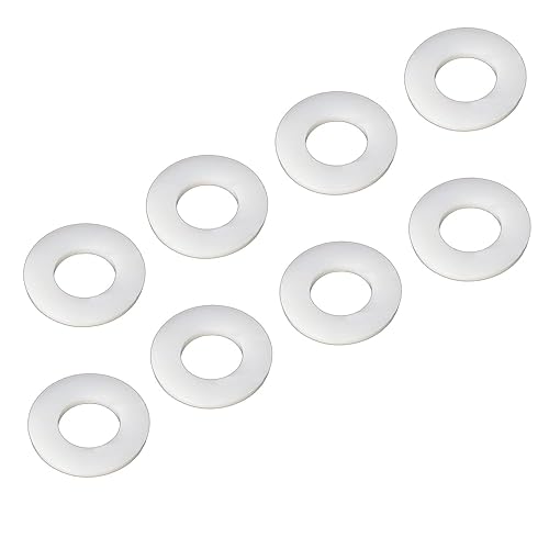20 Pezzi Rondelle Della Doccia Guarnizione, 19mm Rondelle Silicone Piatte, Guarnizioni per Tubi Flessibili, Per Tubo, Rubinetto Dell'acqua(G 1/2') - Honorern