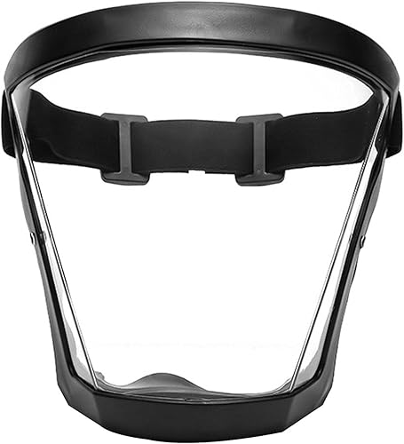 Scudo Facciale, Visiera Protettiva Trasparente, Riutilizzabile, PVC, Multicolore, 1 Pezzo - Honorern
