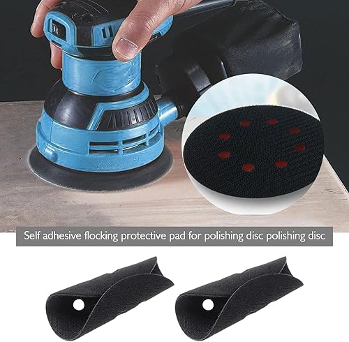 2 Pezzi 150mm 17 Fori Cuscinetto Di Interfaccia Morbido Disco Protettivo Adesivo Per Platorello Abrasivo Da 150mm 17 Fori Lucidatrice Pneumatica Ed Elettrica Autoaspirante - Honorern