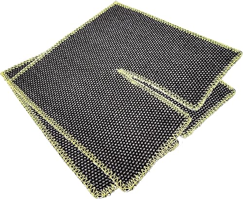 2 Pz Saldatura Mat Idraulici Brasatura Pad Wrap Around Tubo Design per Isolamento Termico Ritardante di Fiamma Saldatura Protezione 25x25cm Ciascuno - Honorern