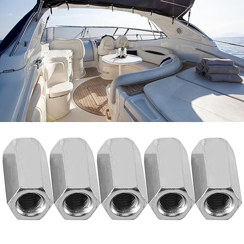 5 pz M12 Dado a stelo lungo Esagonale Dado a manicotto esagonale Distanziale Fermi filettati Vite Zinco Dado esagonale allungato Vite Filo Biella Biella Dado di collegamento(M12 * 50) - Honorern