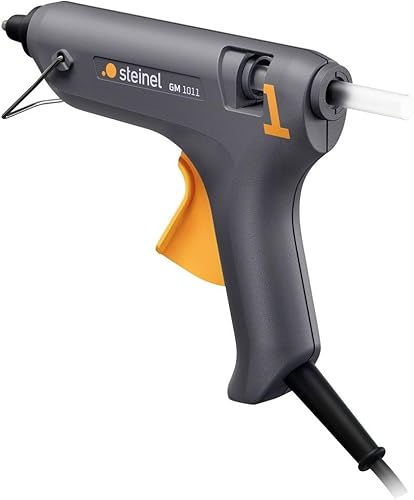 Steinel GlueMatic 1011, pistola incollatrice con 2x stick di colla da 11 mm, cavo da 2 m, fai da te, artigianato e decorazione - Honorern