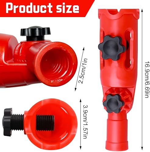 Dhqkqg Supporto multiangolare per pennelli, prolunga per soffitti alti, universale, adatto alla maggior parte dei rulli, pennelli, raschietti - Honorern