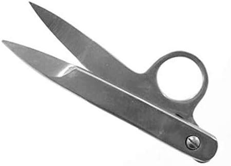 FORBICE TESSITORE A LAMA CURVA IN ACCIAIO TEMPERATO PER SARTA E STOFFA 'DE LUCA' - Honorern