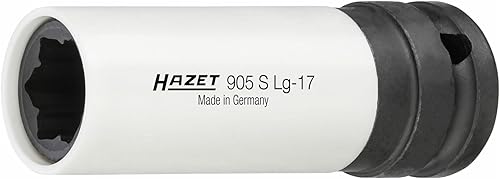 Hazet 905Slg-17 Inserto Chiave A Bussola Per Avvitatori Ad Impulso Profilo Speciale, Argento, Attacco Quadro, Cavo, 12.5 mm 1/2 di Pollice - Honorern
