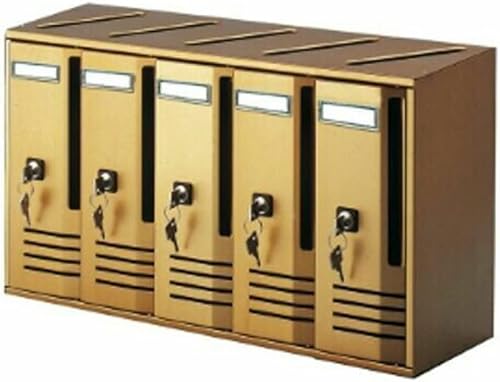 Cassetta postale serie 'cubo' c5 - cm 52 x 17,5 x h 30 bronzo - Honorern
