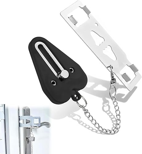 Serratura Portatile per Porta, Serrature Portatili Per Porta Blocco Di Sicurezza Privacy,Serratura Porte Hotel Serratura Portatile Da Viaggio Serratura Interna Portatile Aggiuntiva - Honorern