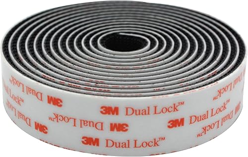 Nastro adesivo Dual Lock da 4 metri, sottile, extra forte, ad alte prestazioni, impermeabile, rimovibile, richiudibile, nastro di montaggio realizzato con 3M SJ3550 - Honorern