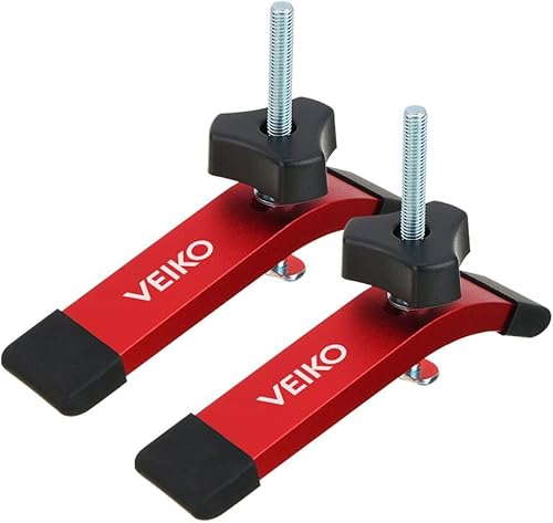 2 Set Agendo T-Track Hold Down Morsetto con T Bulloni e Silder Lega di Alluminio Morsetti per la Lavorazione del Legno per Router Trapano Presse CNC Seghe Da Tavolo - Honorern