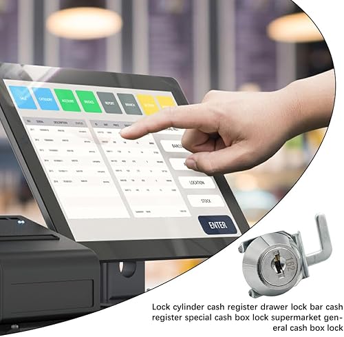 Hotel Shop Cash Tray Box Lock Sostituzione Mall Money Case Locks Cilindro Riparazione Accessori Hardware Pezzi di ricambio - Honorern