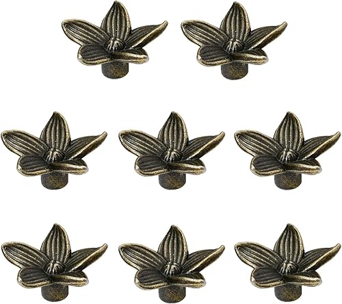 8 Pezzi Pomelli per Mobili, 28mm Pomelli Cucina, Pomelli per Cassetti con Viti, Maniglie per Mobili Vintage, Pomelli Armadio, Pomelli per Mobili Vintage per Armadietti, Guardaroba, Cassettiere - Honorern