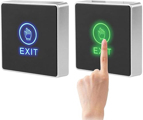 Porta Touch Uscita Sblocco Pulsante di sblocco Pannello interruttori Luce LED per sistema di controllo accessi porta - Honorern