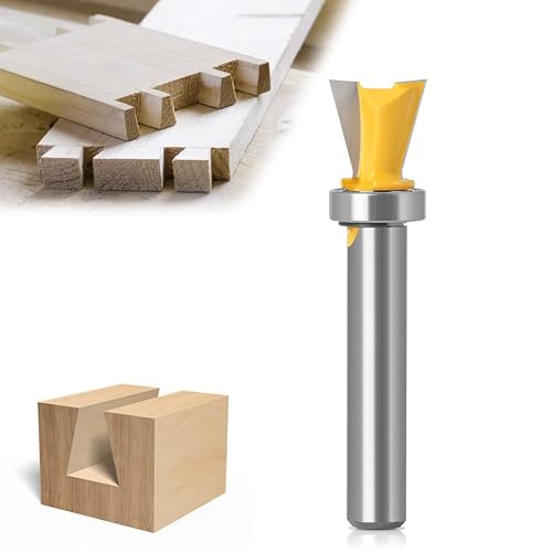 WSOOX Fresa a coda di rondine con cuscinetto 8 mm - Honorern