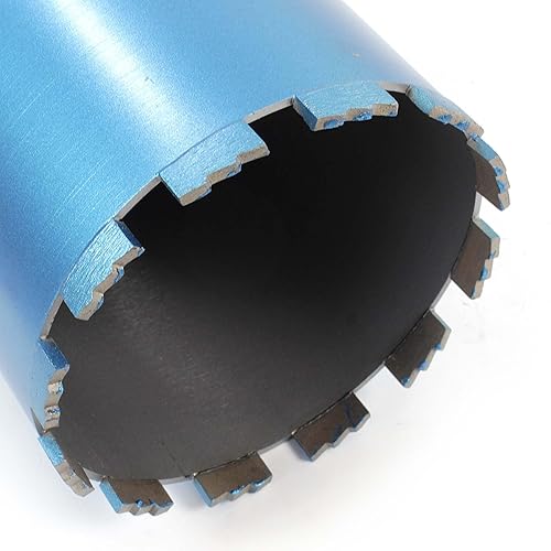 Wiltec Punta diamantata per carotatrice Ø 152 mm, lunghezza 450 mm, UNC 1¼, ingranaggio a denti elicoidali, per carotaggio a umido, corona diamantata per calcestruzzo, pietra, granito - Honorern