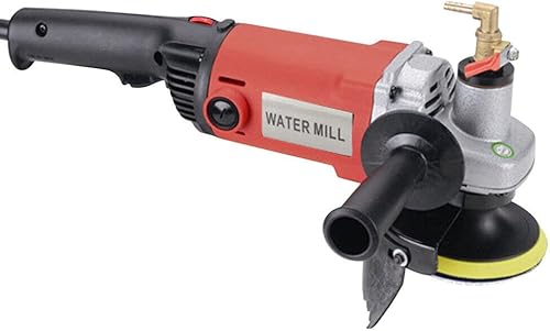 1400W Professionale Levigatrice per Pavimenti in Pietra - Lucidatrice a Umido per Granito, Marmo, Cemento - Smerigliatrice Acqua 220V - Honorern