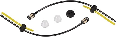 2 pezzi universale tubo del carburante trimmer decespugliatore tagliaerba ricambio con filtro Primer lampada assy per rasoio giardino montaggio a macchina - Honorern