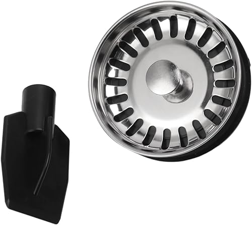 Lavello da Cucina S Er, Tritarifiuti Tirare la Spina 'acqua Resistente Alla Ruggine e Tappo Combo Basket Filtro per Rifiuti Alimentari Parte Smerigliatrice - Honorern