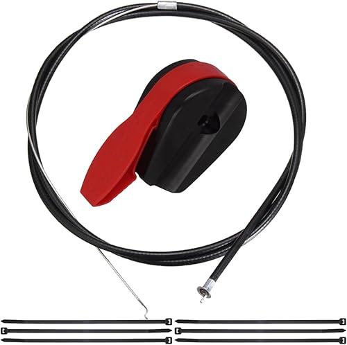 Universale 72” Gruppo Interruttore del Cavo dell'acceleratore per Tosaerba Leva di Controllo Maniglia Interruttore Interruttore Scatola Acceleratore Governatore per trattorini a Spinta - Honorern