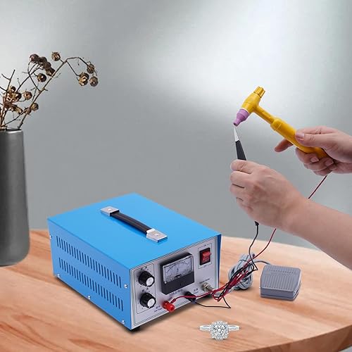 Saldatrice a punti, saldatrice a punti, saldatrice laser, mini saldatrice speciale, saldatrice a impulsi spot, saldatrice oro, argento, per gioielli, 500 W - Honorern