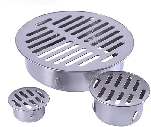 Coperture di scarico rimovibile per pavimento filtro di scarico in acciaio copertura per scarico doccia a pavimento copertura per scarico scarico scarico anti-blocco per uso esterno balcone - Honorern