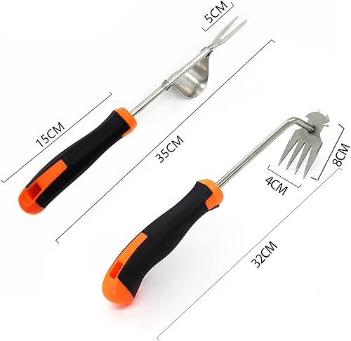 2 pezzi per giardinaggio, per erbacce, per erbacce, per erbacce, per erbacce, per lavori di giardinaggio - Honorern