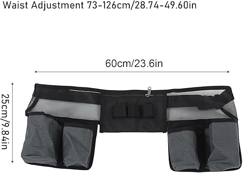 per Attrezzi, per Attrezzi Tasche Multiple per Attrezzi Resistente Regolabile, per Strumento di Pulizia degli Attrezzi da Giardinaggio - Honorern