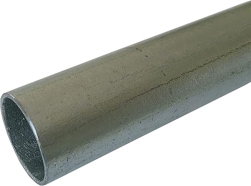'B & T Metallo Tubo Tondo di acciaio zincato, Ø 48,3 X 3,20 mm (1 1/2) in lunghezze à 2000 mm + 0/-3 mm costruzione tubo St37 feuerverzinkt Hollow profilo - Honorern