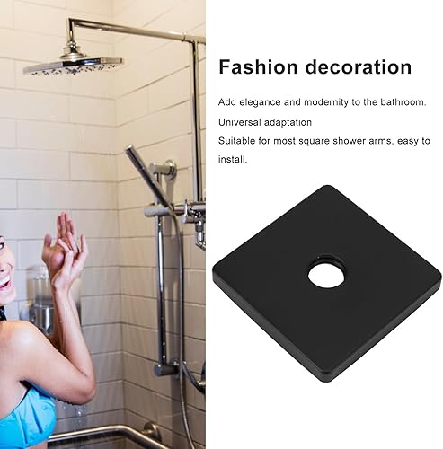 Rondelle a Piastra Quadrata,Flangia Quadrata Per Braccio Doccia in Acciaio Inossidabile, Copertura Protetta Per Piastra Bocchetta Braccio Doccia Extra Large(#1) - Honorern